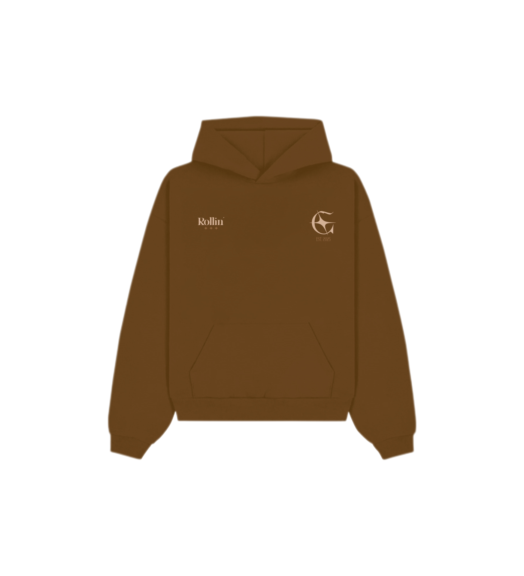 Hoodie Dark Brown